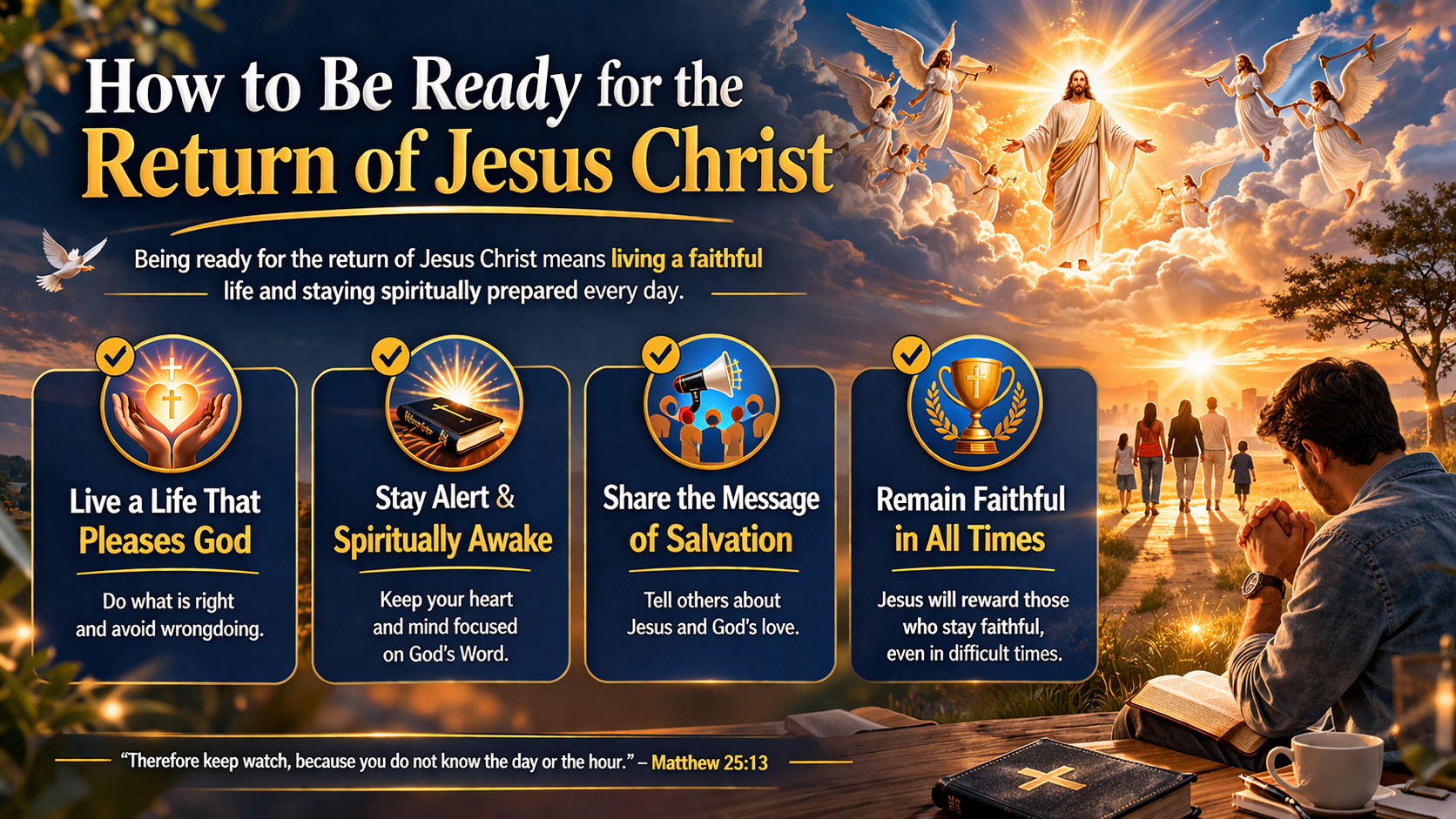 How to Be Ready for the Return of Jesus Christ