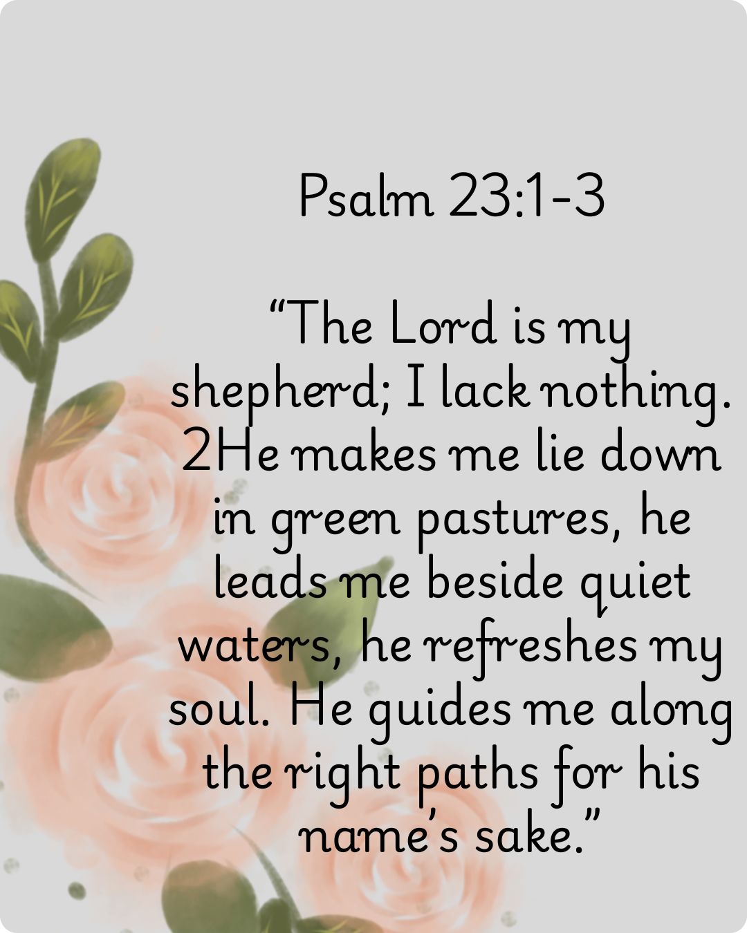 Psalm 231-3