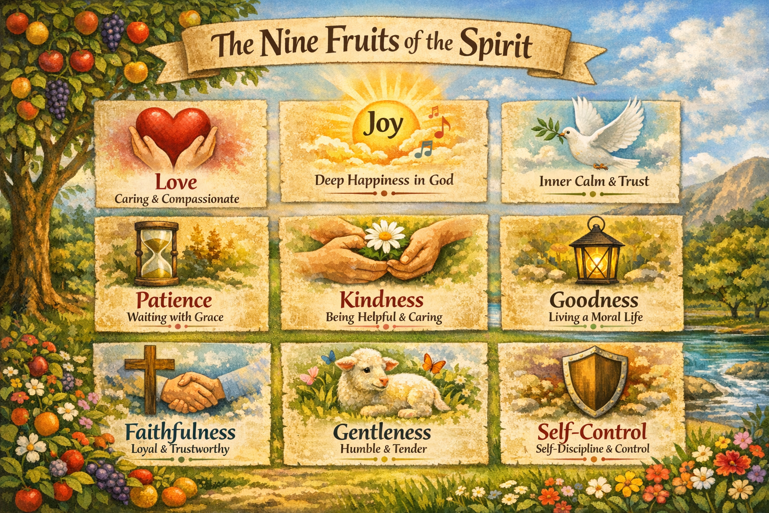 The Nine Fruits of the Spirit