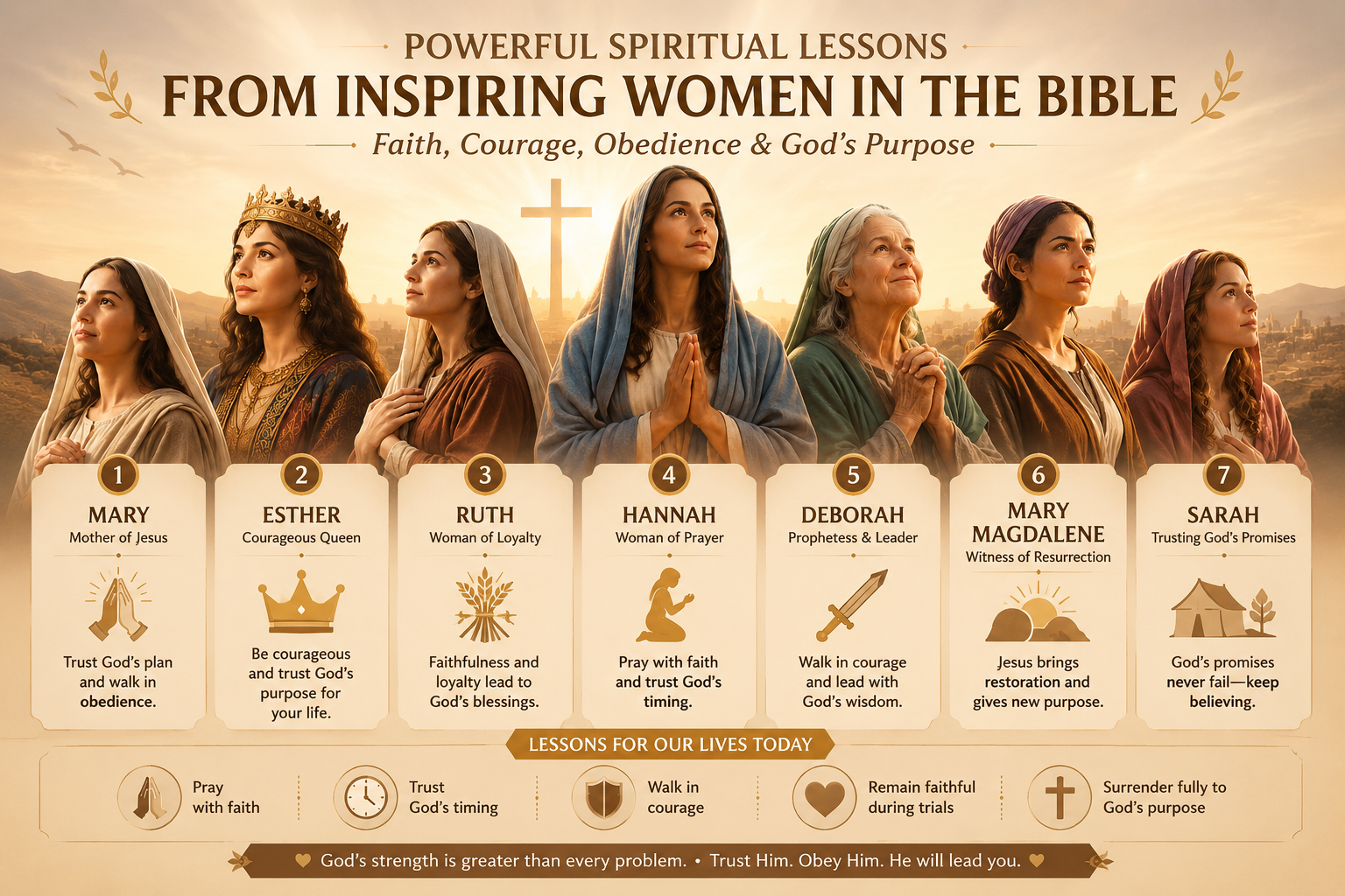 Spiritual lessons from women in the Bible
