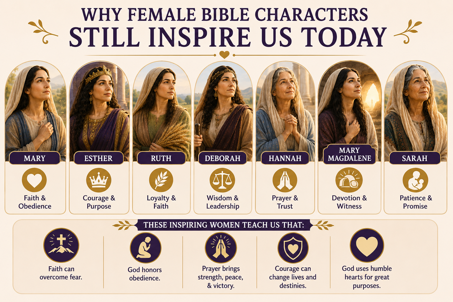 Why Female Bible Characters Still Inspire Us Today