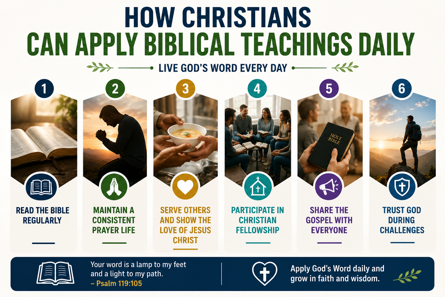 How Christians Can Apply Biblical Teachings Daily