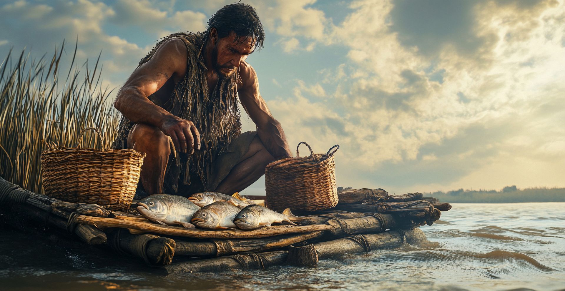 The Miracle of Jesus Feeding 5,000 with Five Loaves and Two Fish