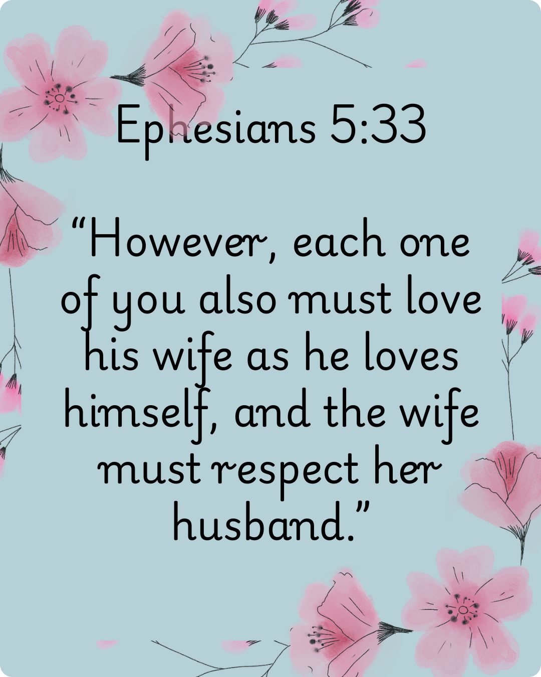 Ephesians 5:33