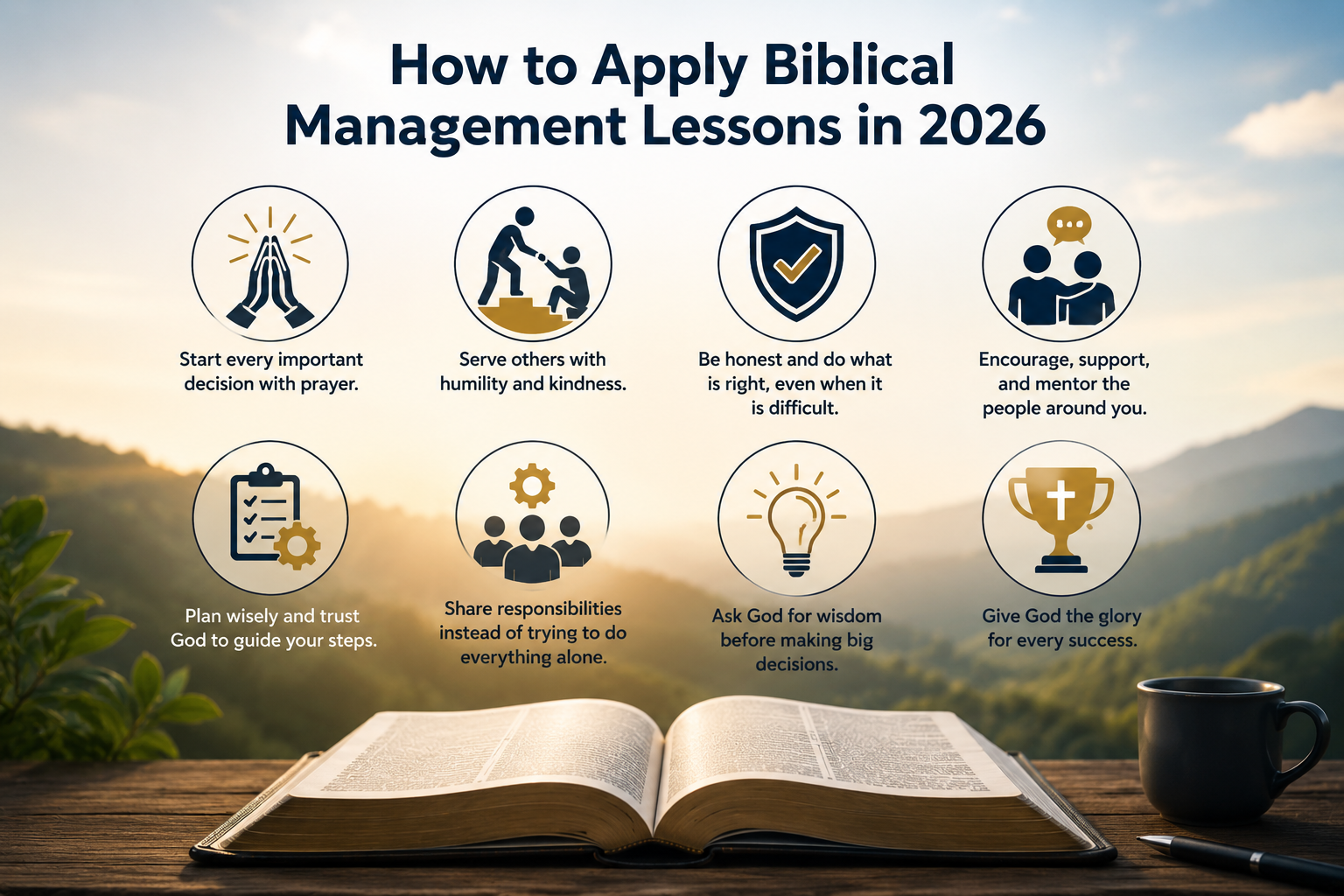 How to Apply Biblical Management Lessons from the Bible in 2026