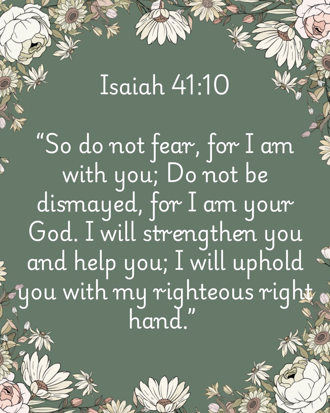 Isaiah 41: 10