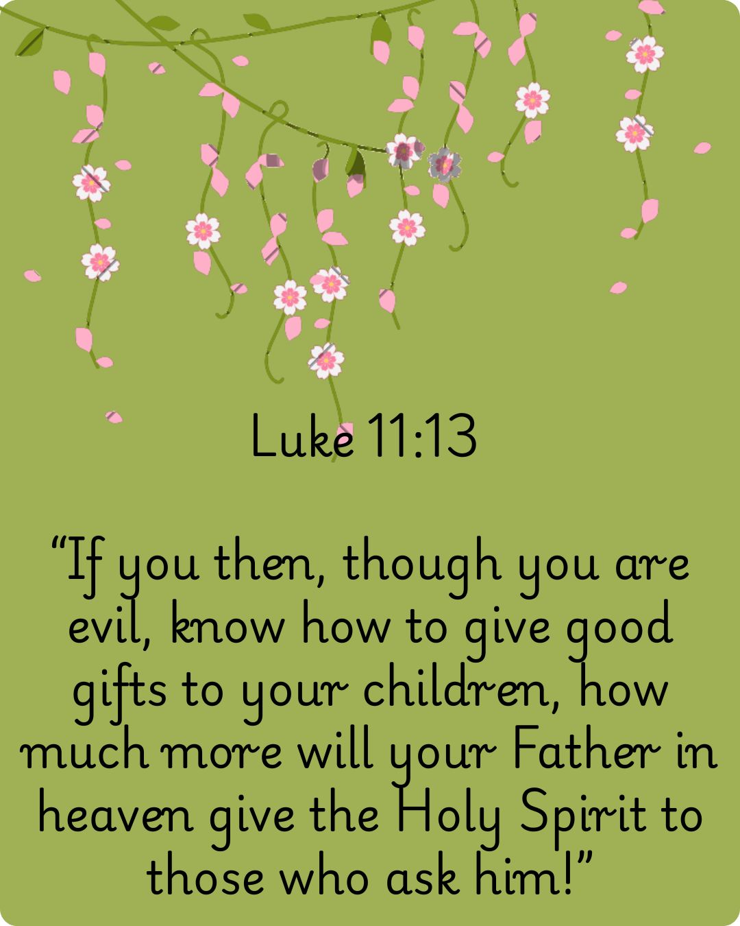 Luke 11: 13