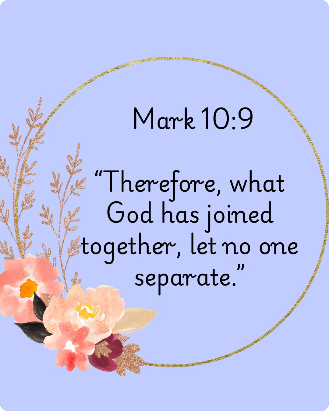 Mark 10: 9