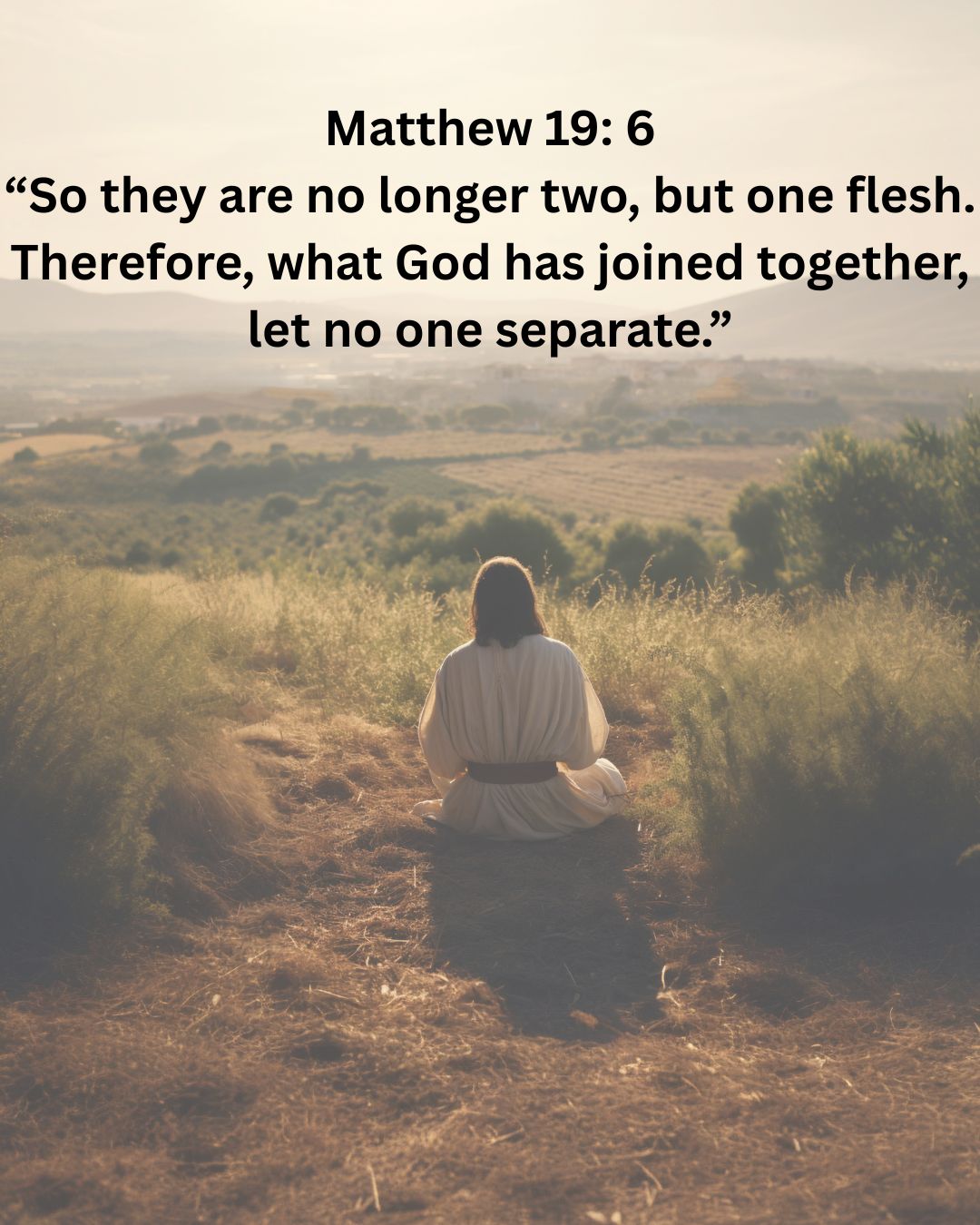 Matthew 19: 6