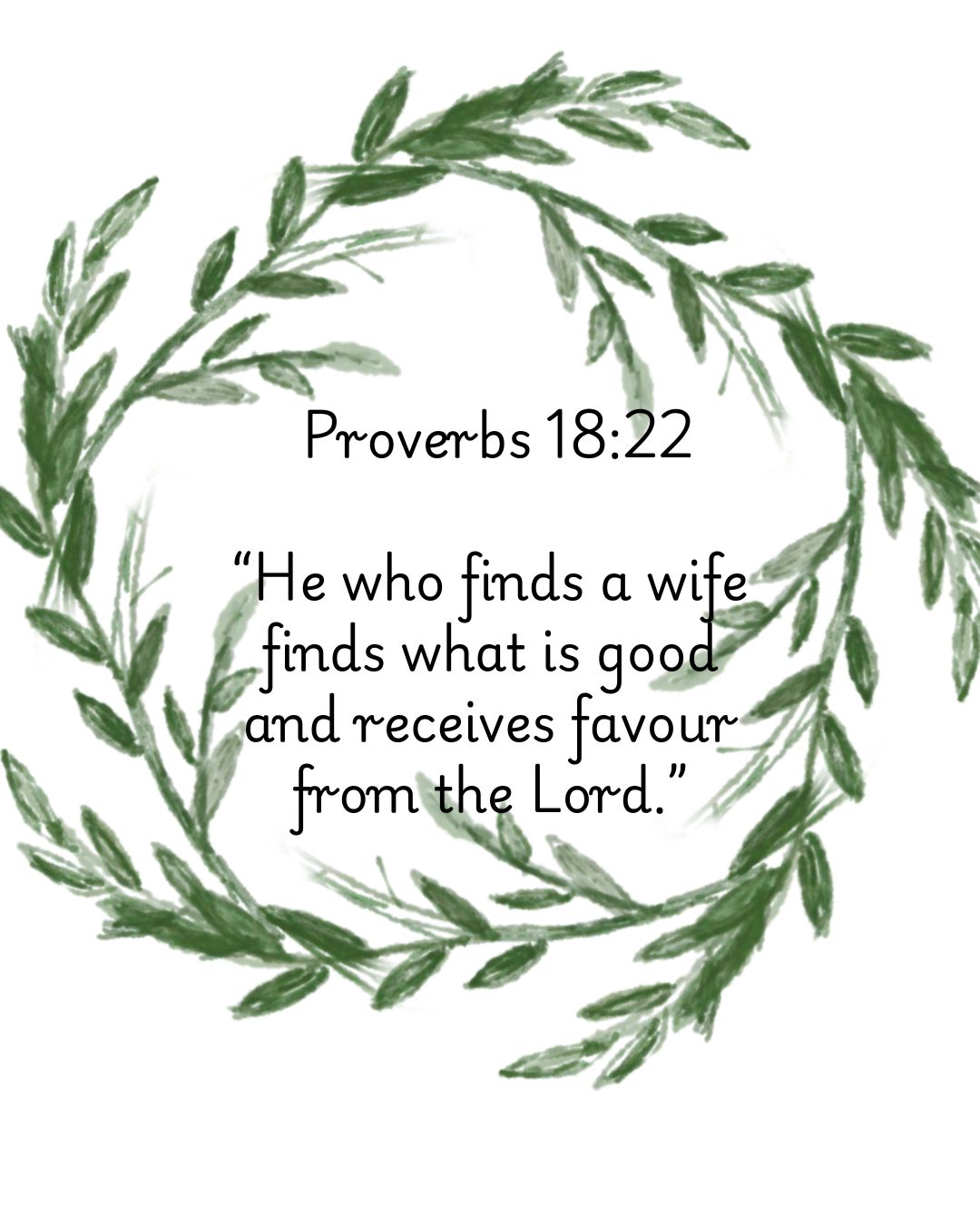 Proverbs 18: 22