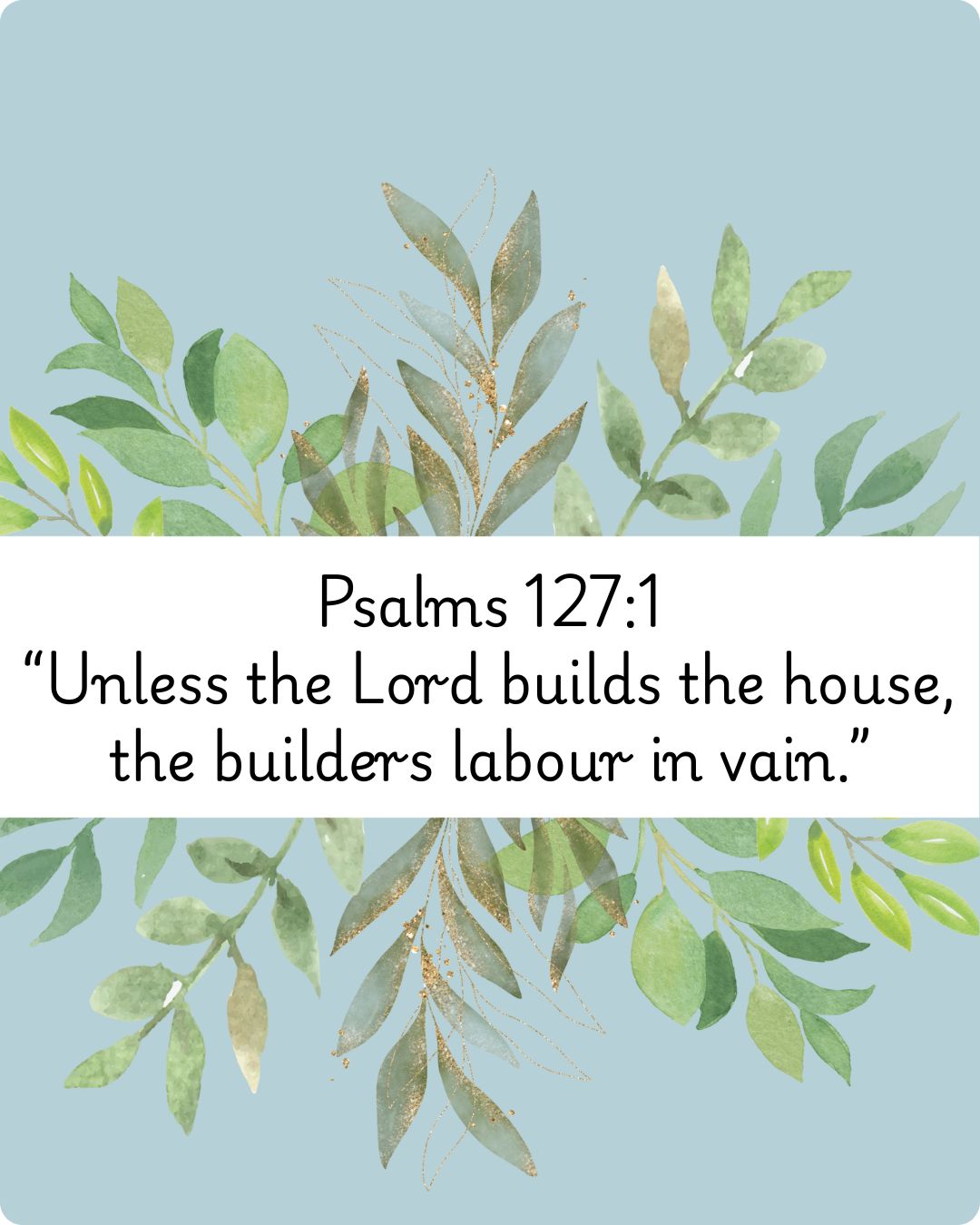 Psalms 127: 1