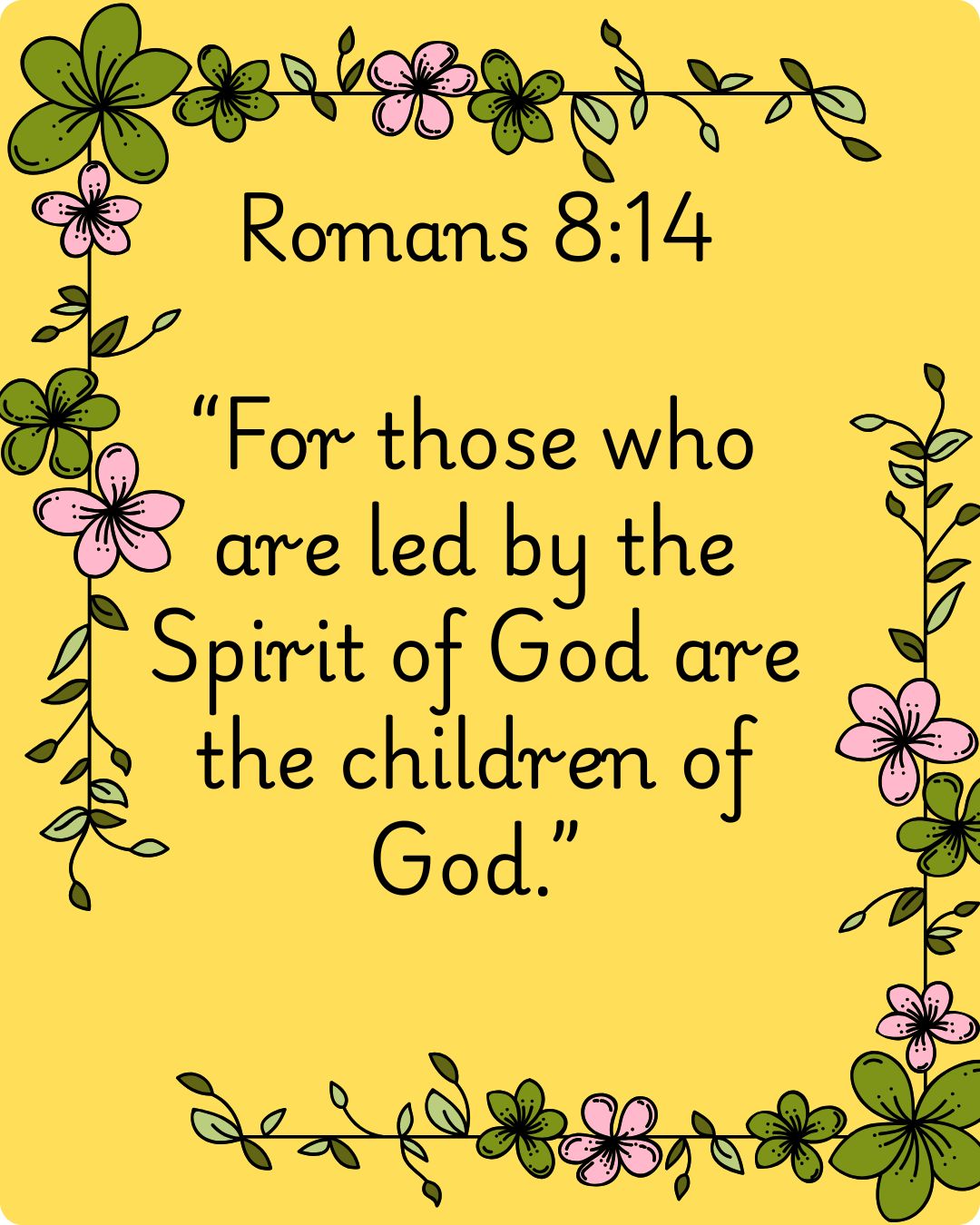Romans 8: 14