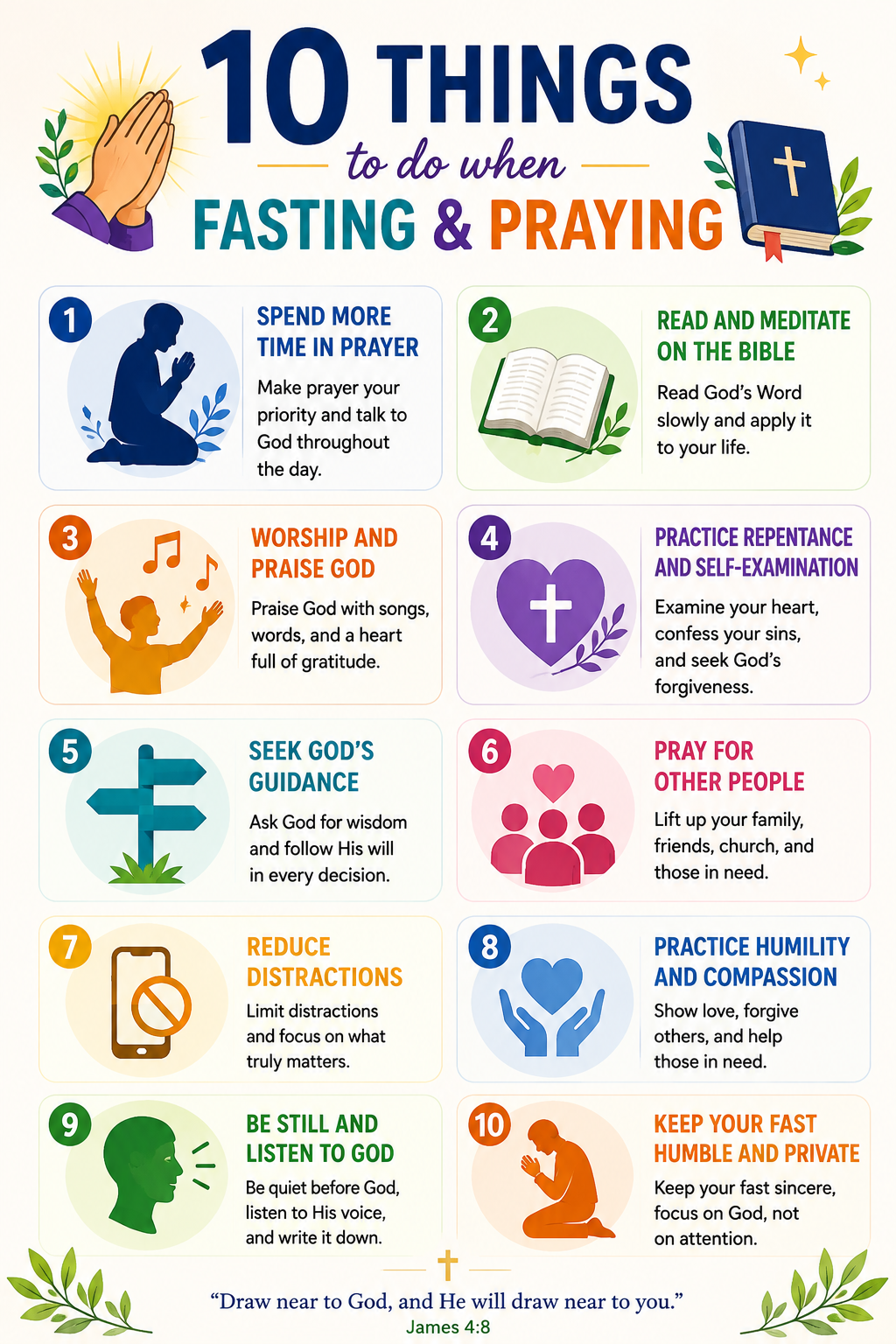 Things to Do When Fasting and Praying