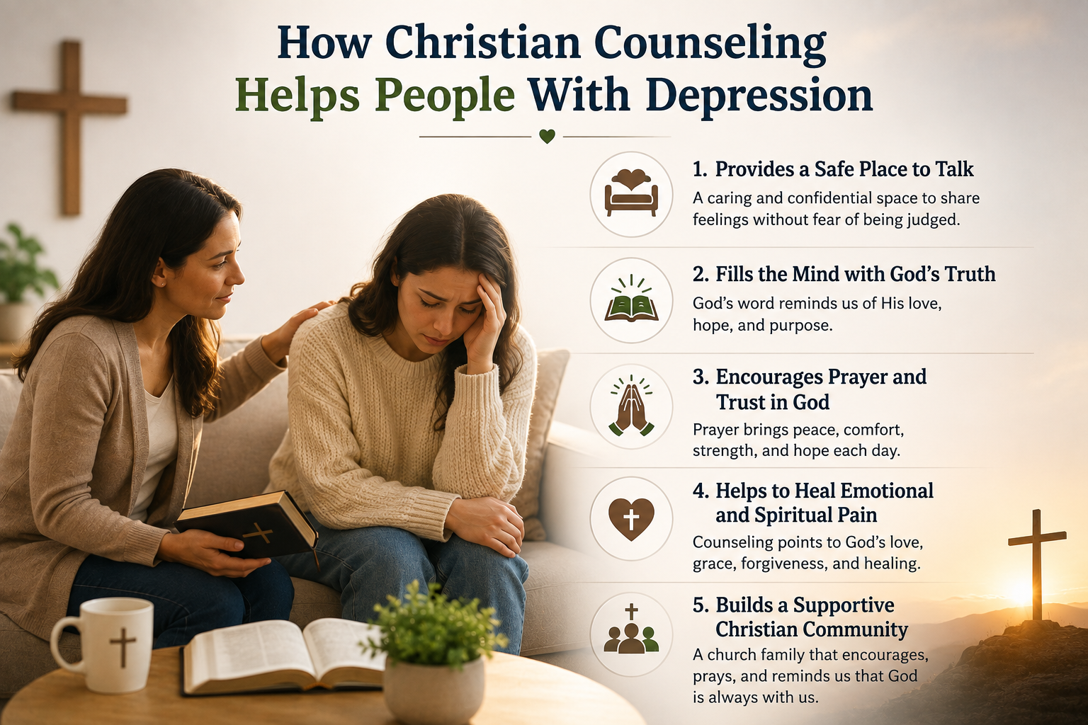 How Christian Counseling Helps People With Depression