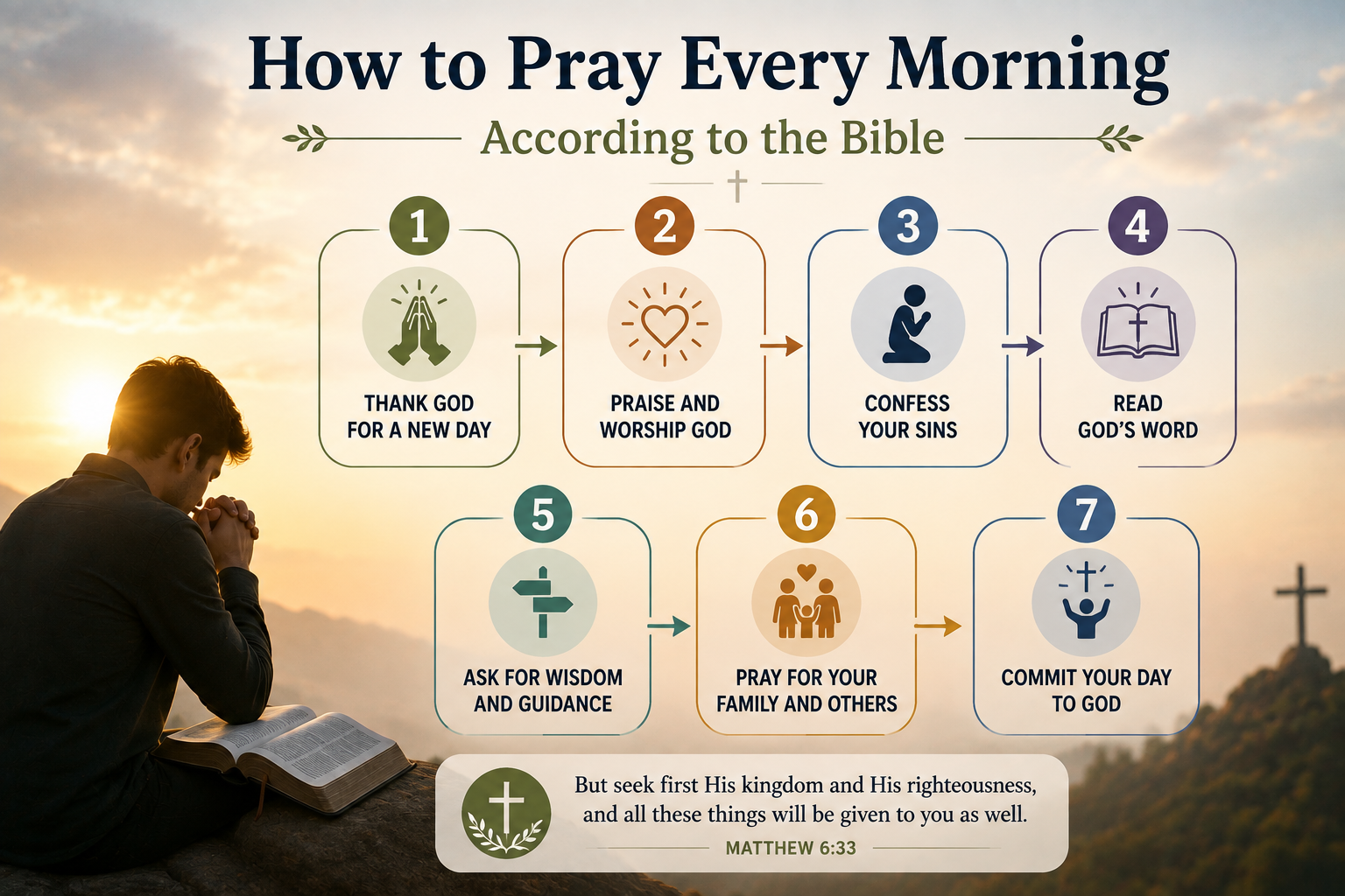 How to Pray Every Morning According to the Bible