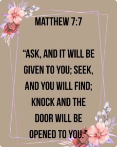 Bible Verses About Prayer
