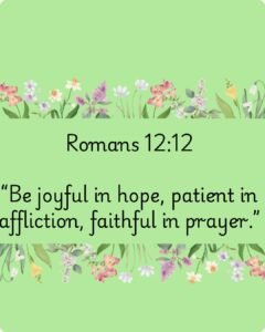 Bible Verses About Prayer