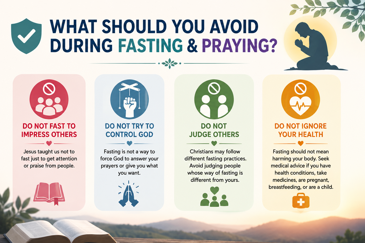 What Should You Avoid During Fasting & Praying