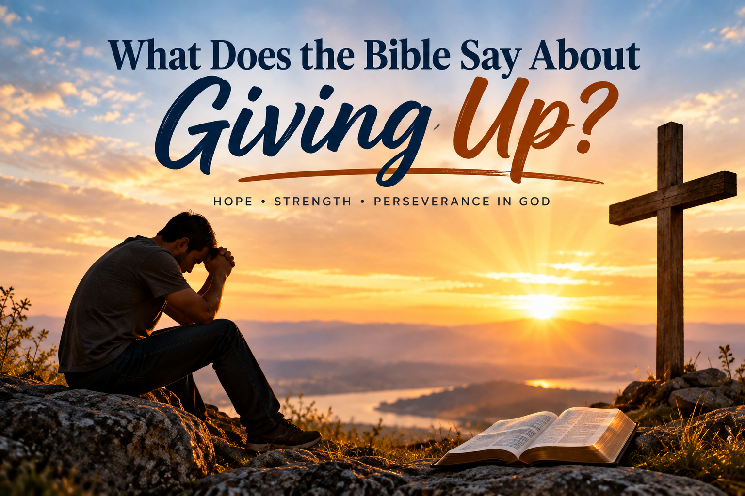 What Does the Bible Say About Giving Up
