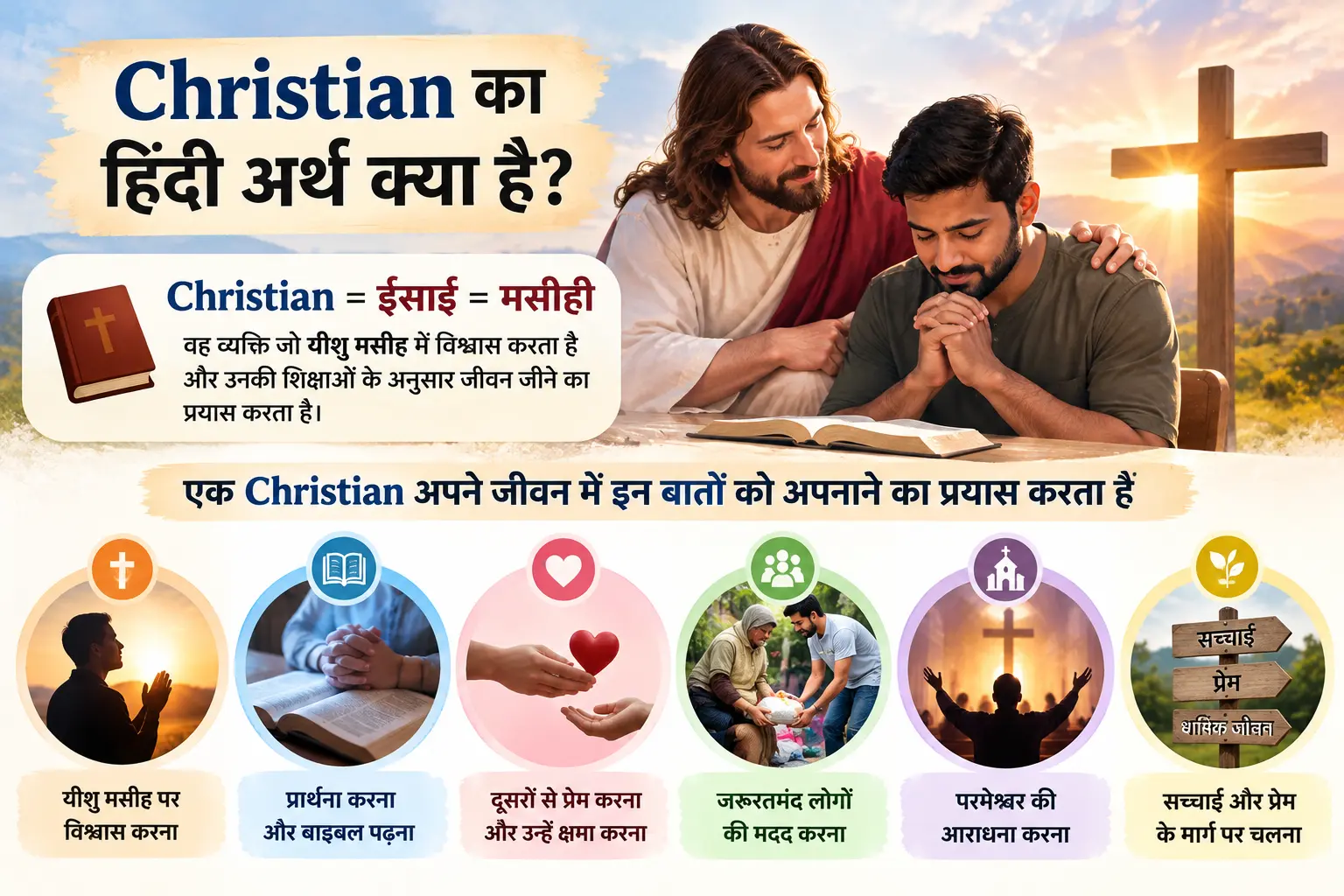 Christian Meaning in Hindi